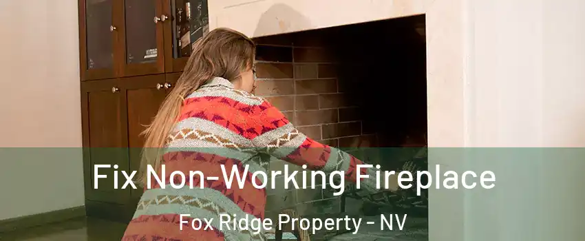 Fix Non-Working Fireplace Fox Ridge Property - NV