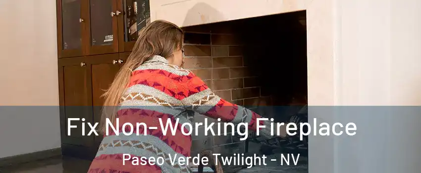 Fix Non-Working Fireplace Paseo Verde Twilight - NV