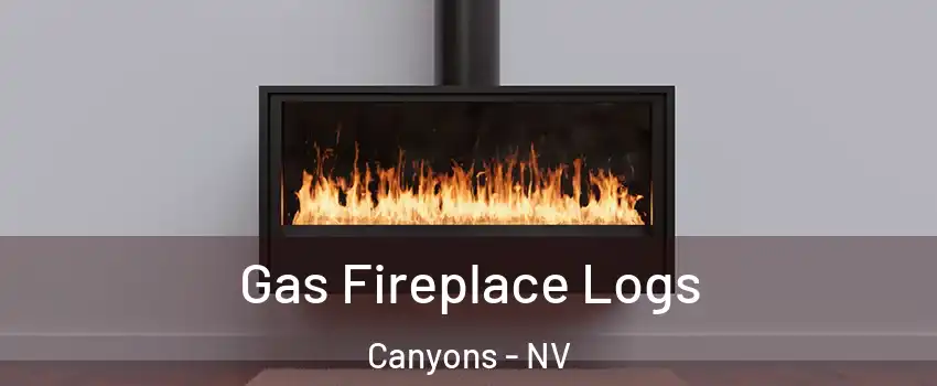 Gas Fireplace Logs Canyons - NV