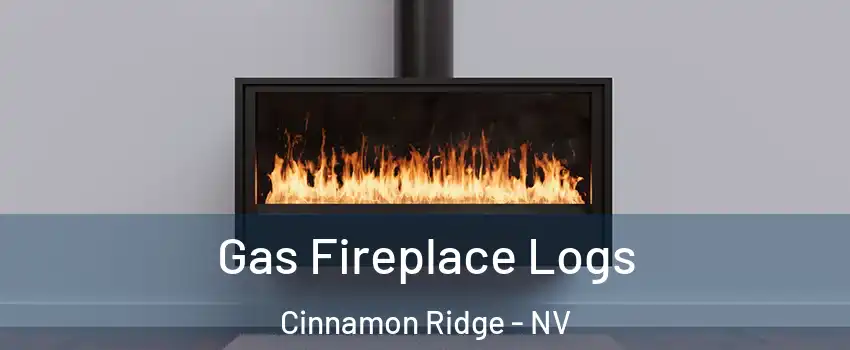 Gas Fireplace Logs Cinnamon Ridge - NV