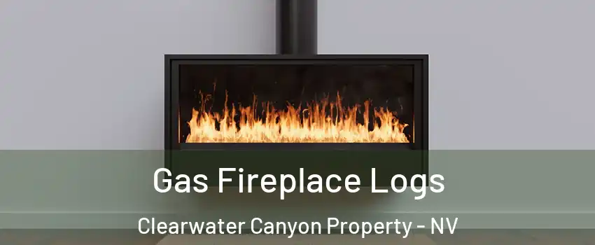 Gas Fireplace Logs Clearwater Canyon Property - NV