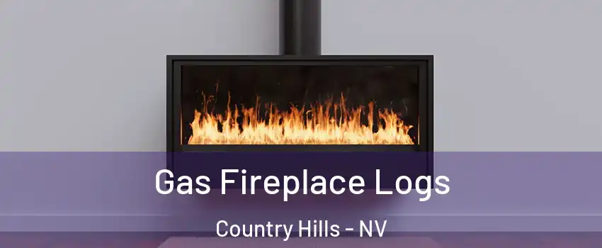 Gas Fireplace Logs Country Hills - NV