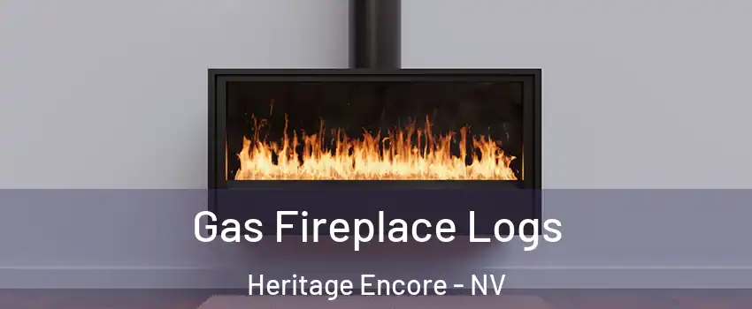 Gas Fireplace Logs Heritage Encore - NV
