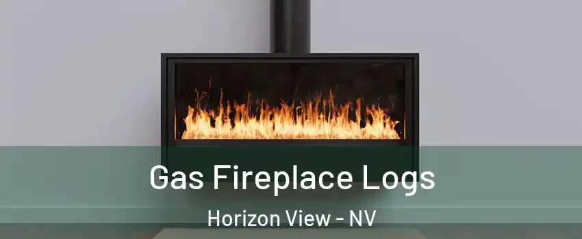 Gas Fireplace Logs Horizon View - NV