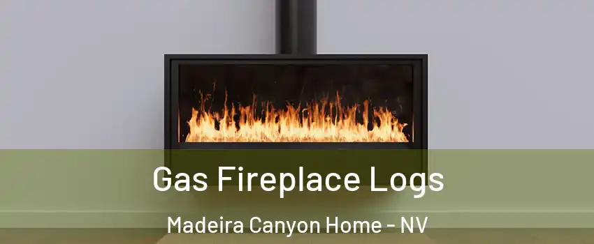 Gas Fireplace Logs Madeira Canyon Home - NV