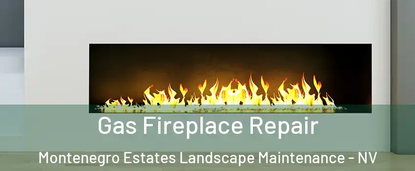 Gas Fireplace Repair Montenegro Estates Landscape Maintenance - NV