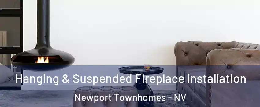 Hanging & Suspended Fireplace Installation Newport Townhomes - NV