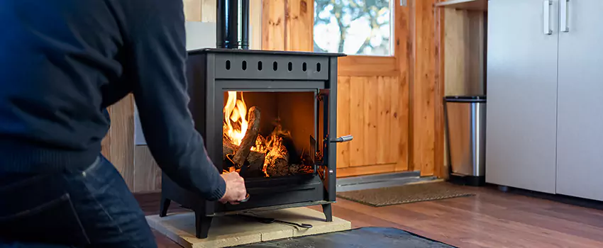 Open Hearth Wood Fireplace Installation in Black Mountain Ranch Property, NV