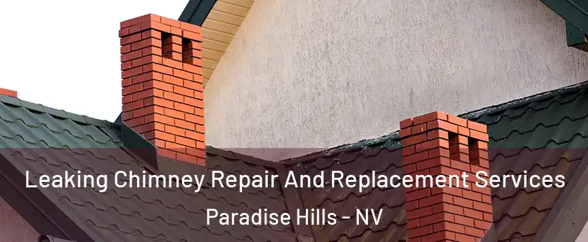 Leaking Chimney Repair And Replacement Services Paradise Hills - NV