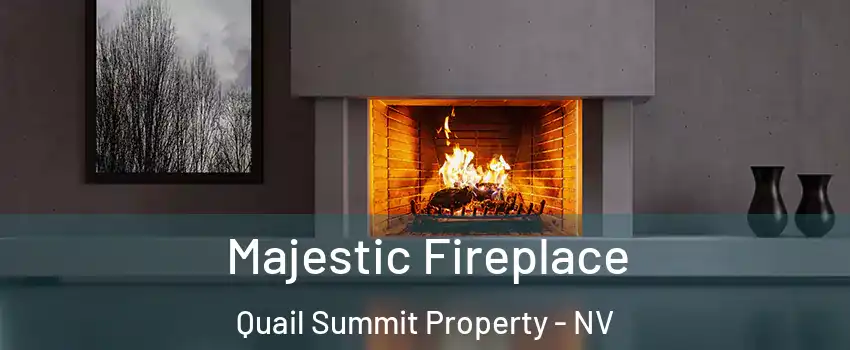 Majestic Fireplace Quail Summit Property - NV