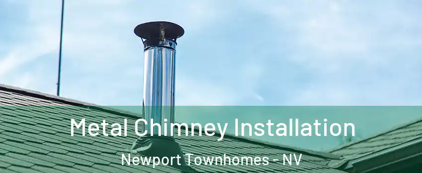 Metal Chimney Installation Newport Townhomes - NV