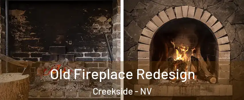Old Fireplace Redesign Creekside - NV
