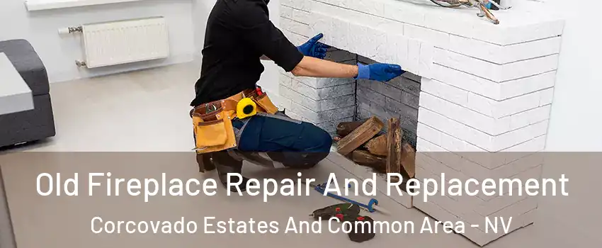 Old Fireplace Repair And Replacement Corcovado Estates And Common Area - NV