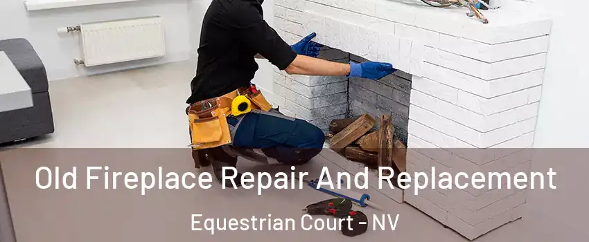 Old Fireplace Repair And Replacement Equestrian Court - NV