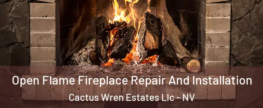 Open Flame Fireplace Repair And Installation Cactus Wren Estates Llc - NV