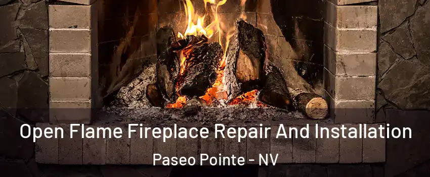 Open Flame Fireplace Repair And Installation Paseo Pointe - NV