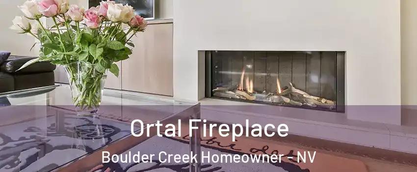 Ortal Fireplace Boulder Creek Homeowner - NV