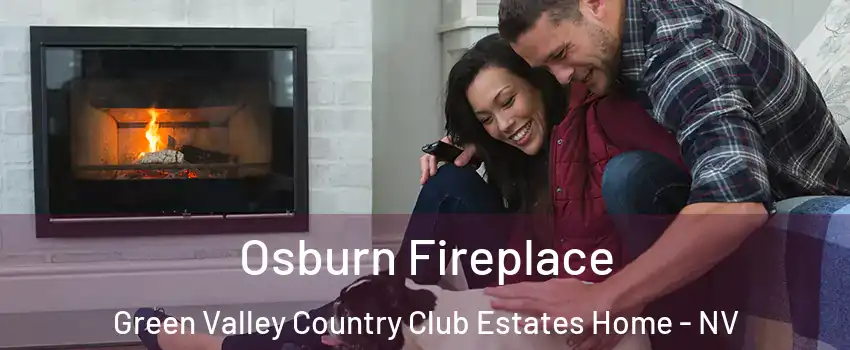 Osburn Fireplace Green Valley Country Club Estates Home - NV