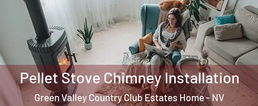 Pellet Stove Chimney Installation Green Valley Country Club Estates Home - NV