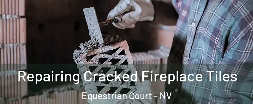 Repairing Cracked Fireplace Tiles Equestrian Court - NV