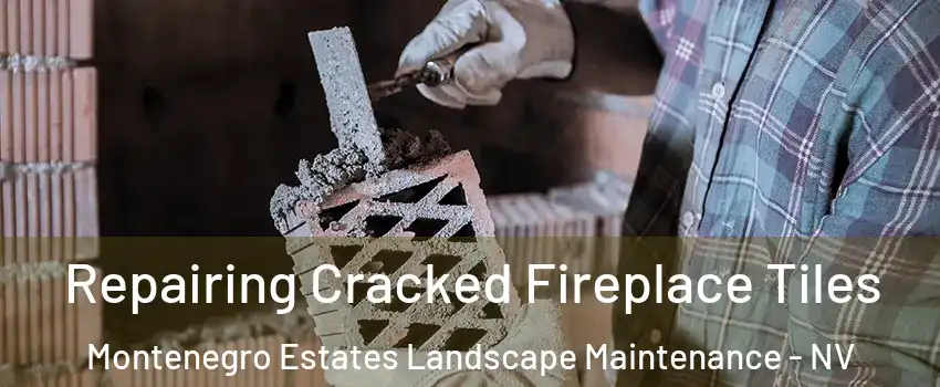 Repairing Cracked Fireplace Tiles Montenegro Estates Landscape Maintenance - NV